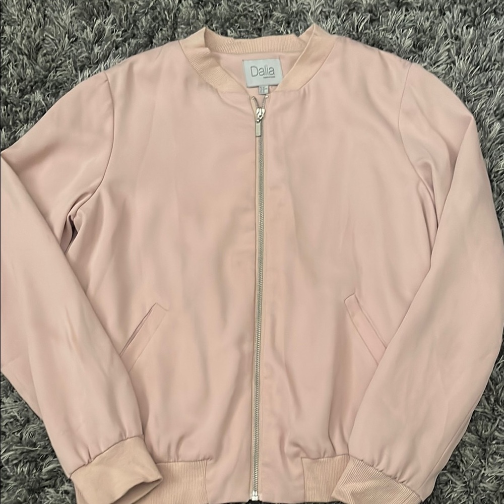 Dalia Women's Pink Bomber Jacket